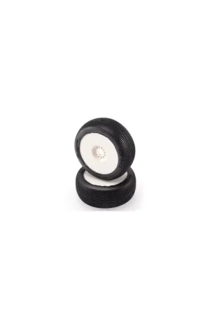 HOTRACE TIRES - Coppia Gomme Big Amazzonia Soft INCOLLATE su Cerchio (2) Bianco Prezzo Conveniente