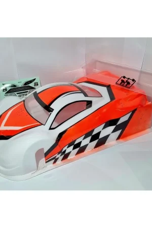 BLITZ 1/8 GT4 GBS Carrozzeria Rally GT Body with Wing 60807 Verniciata Popolare