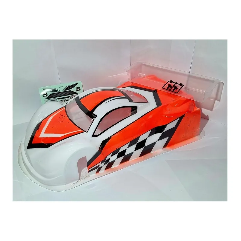 BLITZ 1/8 GT4 GBS Carrozzeria Rally GT Body with Wing 60807 Verniciata Popolare