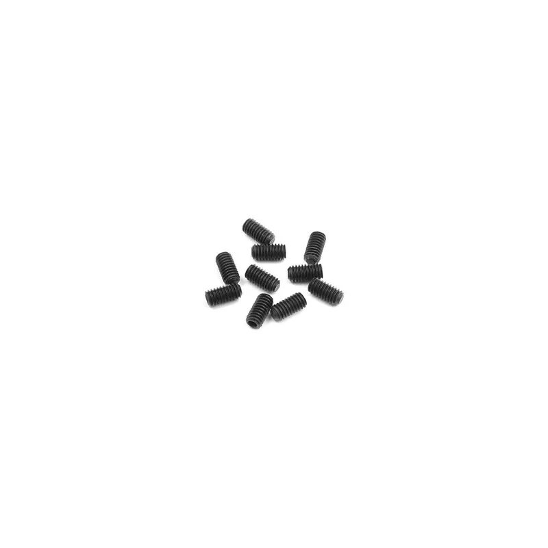 Promozione Esclusiva Hudy - XRAY XB8/XB8R M4x8 setscrew, hex drive. Set of 10 pieces.