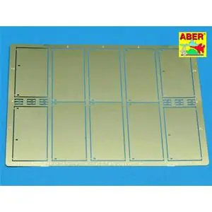 Pagamento Sicuro ABER 1 35 Side skirts for Panther Ausf.G, Jagdpanther