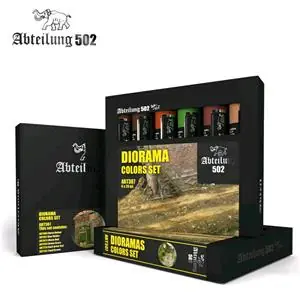 Abteilung502 SET di 6 colori ad olio in tubetto da 20ml per DIORAMI Affare