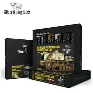 Offerta Limitata Abteilung502 SET di 6 colori ad olio in tubetto da 20ml per INVECCHIAMENTO di VEICOLI