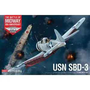 Prezzo Di Fabbrica ACADEMY 1/48; USN SBD-3 The Battle of Midway 80th Anniversary