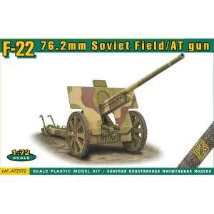 ACE 1 72 F-22 76,2mm Soviet AT Gun Subito Disponibile
