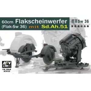 AFV Club 1/35 60cm Flakscheinwerfer (Flak-Sw 36) mit Sd.Ah.51 Bestseller