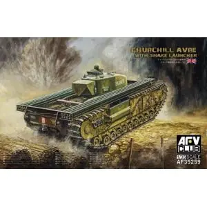 Prezzo Basso AFV Club 1/35 Churchill Avre with Snake Launcher