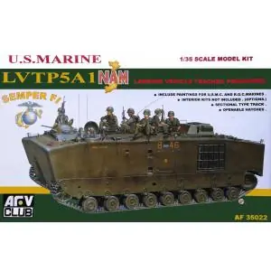 Quantità Limitata AFV Club 1/35 LVTP-5 A1 Landing Vehicle - Vietnam