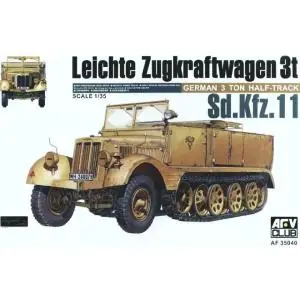 AFV Club 1/35 Sd.Kfz. 11 Leichter Zugkraftwagen 3t Half Track Solo Oggi
