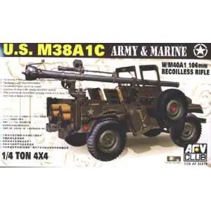Pagamento Sicuro AFV Club 1/35 U.S. M38A1C w/ M40A1 106mm Recoiless Rifle
