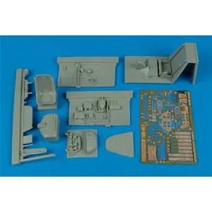 Aires 1 32 Bf 109E-4/E-7 cockpit set for Eduard Ultimissimo Modello
