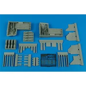 Promozione Esclusiva Aires 1 32 F4U-1D Corsair gun bay für Trumpeter Bausatz