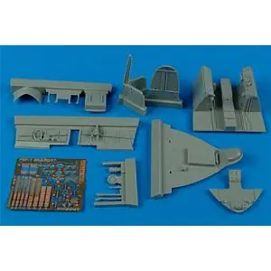 Solo Oggi Aires 1 32 F8F-1 Bearcat cockpit set Für Trumpeter Bausatz