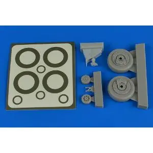Aires 1 48 A-1H SKYRAIDER WHEELS & PAINT MASKS Reso Gratuito