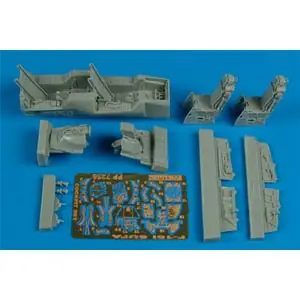 Aires 1 72 F-16l Sufa cockpit set for Hasegawa Consegna Rapida