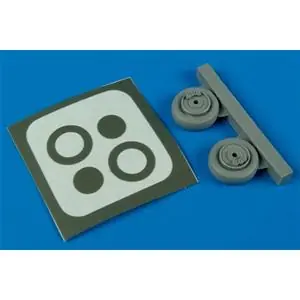 Acquista Ora Aires 1 72 SAAB Tunnan J/S 29 wheels & paint masks Für Heller