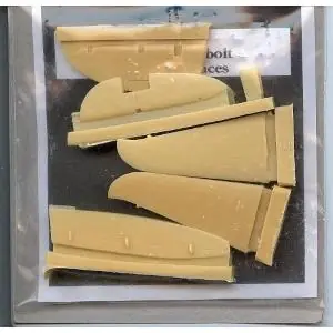 Ultime Pezzi AIRES P-47 THUNDERBOLT control surfaces 1 48