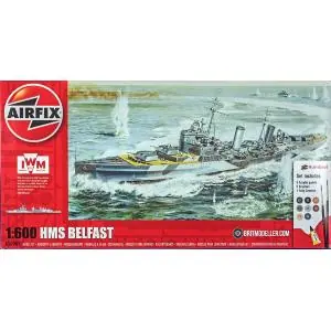 Airfix 1 600 Scale - HMS Belfast Gift Set Non Perdere