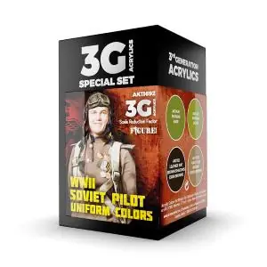 AK Interactive WWII SOVIET PILOT UNIFORM COLORS (3rd Generation) Reso Gratuito
