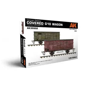 Promozione AK INTERACTIVE 1/35; German Railway Covered G10 wagon