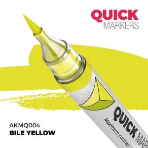Quantità Limitata AK Interactive BILE YELLOW - QUICK MARKERS