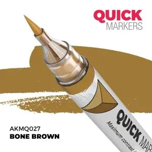 Consegna Rapida AK Interactive BONE BROWN - QUICK MARKERS