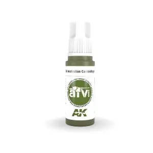 Subito Disponibile AK INTERACTIVE colore acrilico 3rd Generation 17mL Australian Camouflage Green