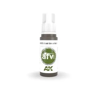 AK INTERACTIVE colore acrilico 3rd Generation 17mL Khaki green No.3 Miglior Prezzo