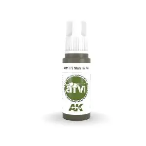 Popolare AK INTERACTIVE colore acrilico 3rd Generation 17mL Slate No.34