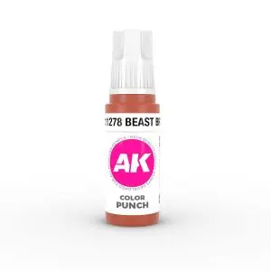 Novità AK INTERACTIVE colore acrilico 3rd Generation Beast Brown COLOR PUNCH 17 ml