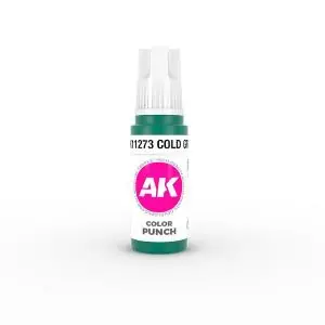 AK INTERACTIVE colore acrilico 3rd Generation Cold Green COLOR PUNCH 17 ml Direttamente Dal Produttore