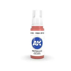 AK INTERACTIVE colore acrilico 3rd Generation Foundry Red 17ml Promozione