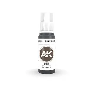 Compra Online AK INTERACTIVE colore acrilico 3rd Generation Night Blue INK 17ml