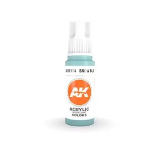 AK INTERACTIVE colore acrilico 3rd Generation Snow Blue 17ml Occasione