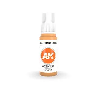 Spedito Oggi AK INTERACTIVE colore acrilico 3rd Generation Sunny Skin Tone 17ml