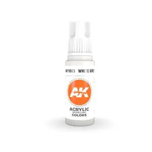 AK INTERACTIVE colore acrilico 3rd Generation White Grey 17ml Saldi