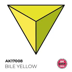 Offerta Limitata AK INTERACTIVE colore acrilico BILE YELLOW 18 ml - QUICK GEN