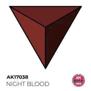 AK INTERACTIVE colore acrilico NIGHT BLOOD 18 ml - QUICK GEN Spedito Oggi