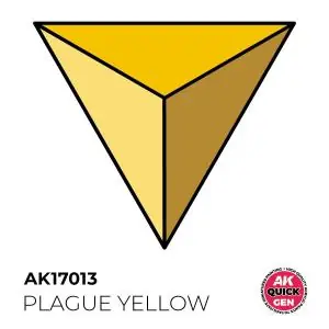 AK INTERACTIVE colore acrilico PLAGUE YELLOW 18 ml - QUICK GEN Economico
