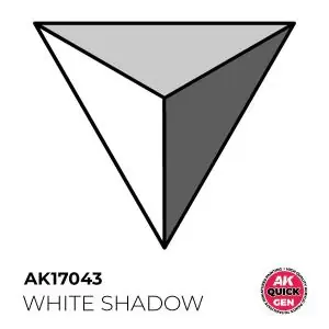 Prezzo Conveniente AK INTERACTIVE colore acrilico WHITE SHADOW 18 ml - QUICK GEN