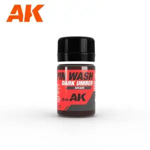AK INTERACTIVE Dark Umber PIN WASH 35ml Prezzo Scontato