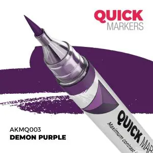 AK Interactive DEMON PURPLE - QUICK MARKERS Popolare