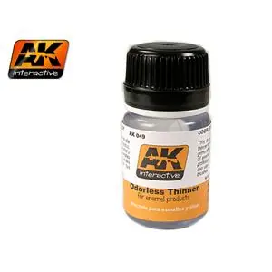 AK INTERACTIVE Diluente Inodore per Smalto 35 ml Direttamente Dal Produttore