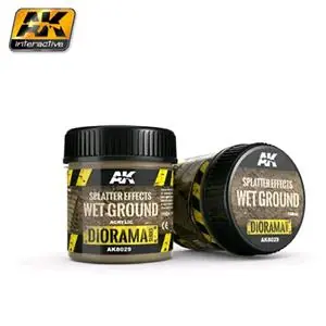 AK INTERACTIVE effetto schizzi di TERRENO UMIDO - 100ml (Acrilico) Nuovo Arrivo