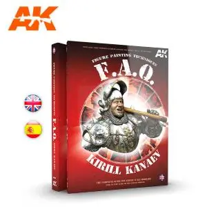 AK INTERACTIVE FIGURES F.A.Q. - figure painting techniques the complete guide for figure scale modelers- libro di 488 pagine in lingua inglese, fotmato A4 Ultimissimo Modello