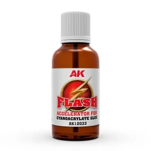 AK INTERACTIVE FLASH 30ML – ACCELERATOR FOR CYANOACRYLATE GLUE Economico