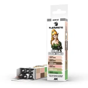 Promozione Esclusiva AK INTERACTIVE Playmarkers SET - SKIN & FLESH TONES (6 ref.)