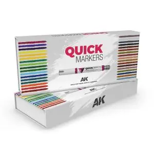 AK Interactive QUICK MARKERS Special Box Full Range (34x) Professionale