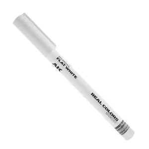 Ultime Pezzi AK INTERACTIVE REAL COLORS MARKERS FLAT WHITE