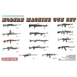 DRAGON 1 35 Modern Machine Gun Set Prezzo Conveniente